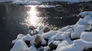 Водопад в дер Камышная Кемерово 10.11.2021