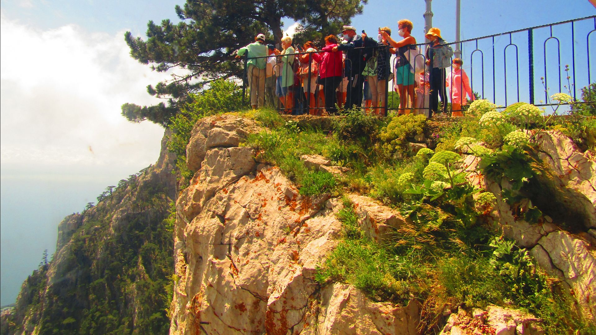 Спуск на фуникулере с Ай-Петри