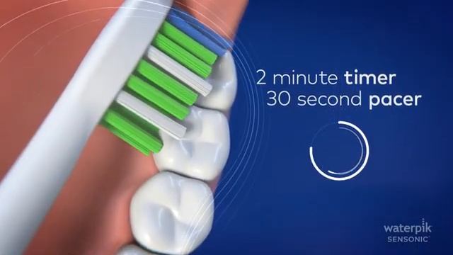 Краткий видеообзор зубной щётки Waterpik Sensonic STW-03
