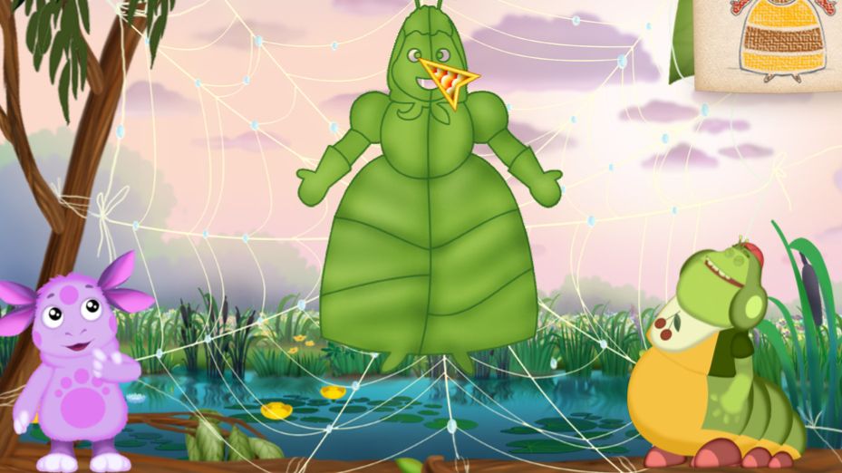 Лунтик. Лунтик и  Вупсель создают картины. ч  35