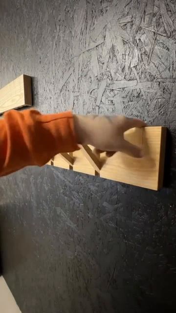 Нашли для вас отличное решение вешалки. 
Простая и эстетичная конструкция.