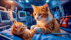 💔Мама - кошка работала день и ночь , чтобы спасти Своего отравленного котенка Трогательная история