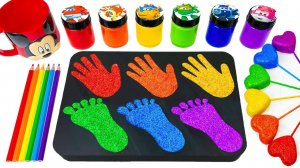 ИГРАЕМ В СЛАЙМЫ ЗАЛИВАЕМ ЦВЕТНЫЕ ОТПЕЧАТКИ АСМР ВИДЕО ДЛЯ ДЕТЕЙ ДЕТСКИЙ КАНАЛ ИГРАЛКИ-ЗАЛИПАЛКИ