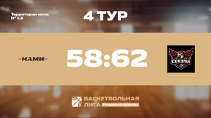 Обзор | 4 тур | ФГУП «НАМИ» - БК Соколы