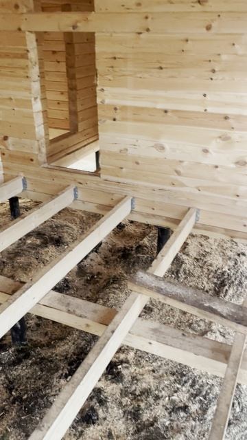 Объект - баня из профилированного 145х145 из сосны под усадку, Старая Купавна, МО