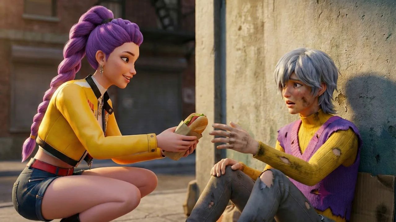 Добрая душа ｜ Руми помогает всем в трудные времена ｜ KPOP Охотники на демонов