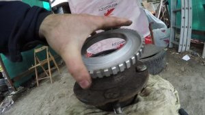 как снять и поставить импульсный диск АБС на ступицу уаз патриот