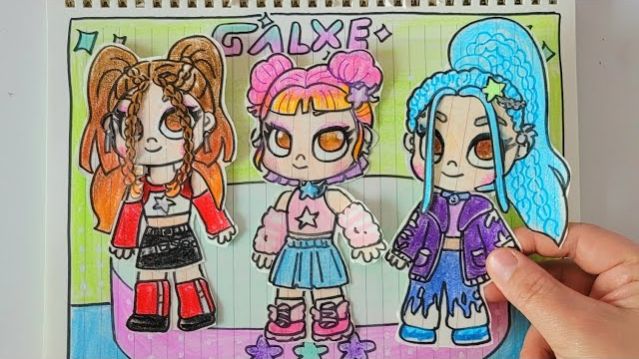 🎀 PAPERDIY: АВАТАР ВОРЛД GALXE БУМАЖНАЯ КУКЛА 🌸 ДЕЛАЕМ СВОИМИ РУКАМИ AVATAR WORLD