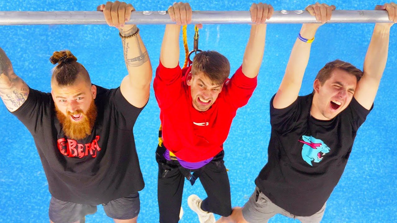 КТО ПОСЛЕДНИЙ УПАДЕТ ПОЛУЧИТ $1,000,000 MRBEAST МИСТЕРБИСТ НА РУССКОМ мистер бист