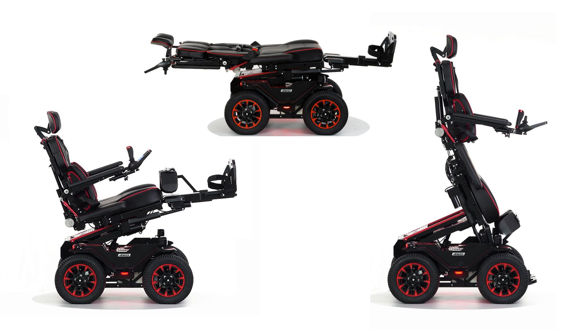 Роботизированная коляска с вертикализатором Caterwil Ultra 4WD Exo