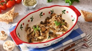 🍷 Запеченный сыр Камамбер с шампиньонами, рецепт закуски для особых моментов