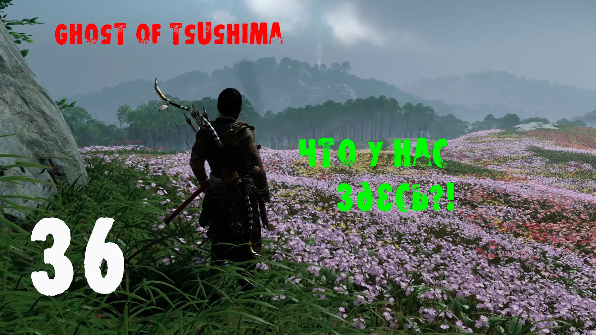 Ghost of Tsushima Directors Cut. 36 серия. Начало острова Ики! Лучший друг- Кагэ!