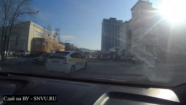 Артём. Кольцевое движение. Экзаменационные маршруты ГАИ г. Артём