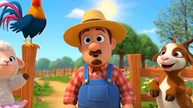 Фермер заболел и животные зовут врача .Мультфильм для детей и малышей 2026
