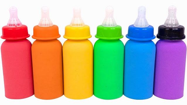 УДОВЛЕТВОРЯЮЩЕЕ DIY 🌈 КАК СДЕЛАТЬ РАДУЖНЫЕ МОЛОЧНЫЕ БУТЫЛОЧКИ И НАРЕЗКА СЛАЙМА ЛЕДЕНЕЦ ASMR 💕🌟