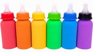 УДОВЛЕТВОРЯЮЩЕЕ DIY 🌈 КАК СДЕЛАТЬ РАДУЖНЫЕ МОЛОЧНЫЕ БУТЫЛОЧКИ И НАРЕЗКА СЛАЙМА ЛЕДЕНЕЦ ASMR 💕🌟