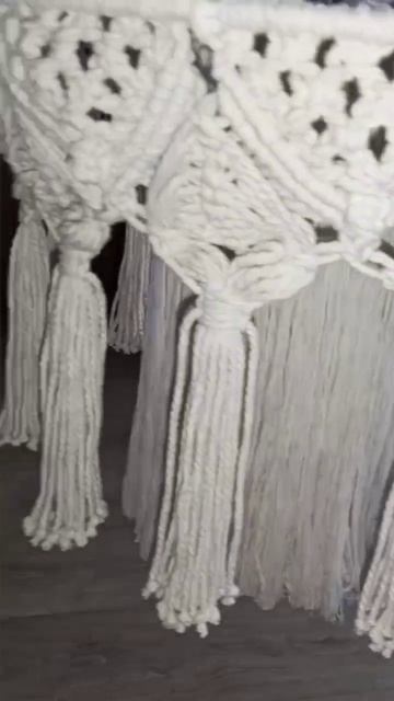 Абажур макраме.