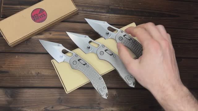 Реплика Microtech Stitch FRAG P_S RAM Titanium A+++ - обзор!