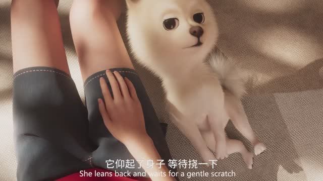 CGI Animated _A Girl And Her Dog_ The Touching Bond_ By Hezmon Animation _ CGMeetup