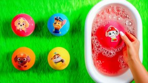 БОМБОЧКИ-СЮРПРИЗЫ ЩЕНЯЧИЙ ПАТРУЛЬ: Скай, Зума, Гонщик, Крепыш, Маршалл