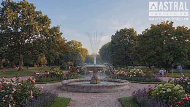 Фонтанная насадка многоуровневая Palm Tree 1¼