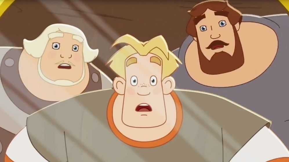 Три Богатыря - Алеша Попович и Тугарин Змей