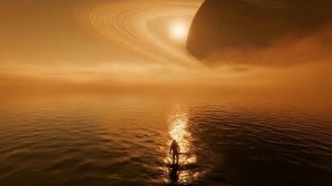 You Woke Up on Titan's Methane Lake ｜ Space Ambient Music