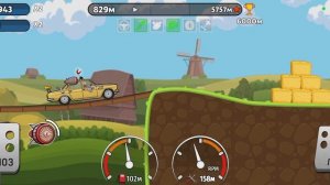 Тестирую машину Волга в игре Hill dash racing 🏎️😂🥳