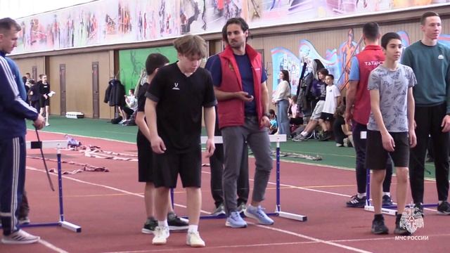 Соревнования среди школьников г. Казани по пожарно-спасательному спорту