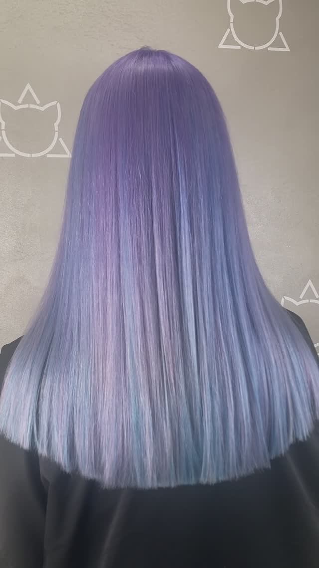 Космическое окрашивание в пастельных оттенках! Как вам такая прическа?