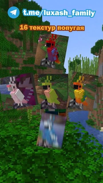 Попугаев могло быть больше в майнкрафт!!! #minecraft #shorts смотреть онлайн