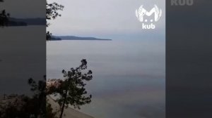 Туапсе, Краснодарский край. Нефтепятно после удара ВСУ