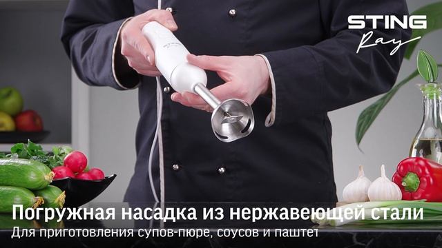 Погружной блендер STINGRAY ST-KP2211A