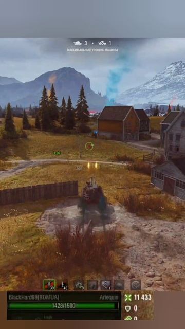 Арлекин 11400 урона, победа, Стальной Охотник, Мир Танков, Королевская битва