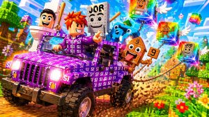 Я ПНУЛ ЛАКИ БЛОК НА 9999 КМ В РОБЛОКС! 😱 (ВЫЛЕТЕЛ ИЗ КАРТЫ) ROBLOX - БРЕЙНРОТ