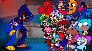 PLAYTIME 2026, но на каждом повороте поёт другой персонаж 🎶⚡ (FNF против Poppy Playtime Глава 5)