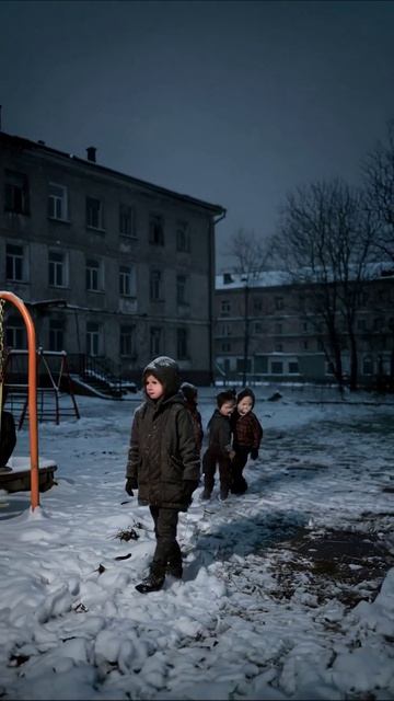Однажды в холодной тьме #безнадежность #печаль #детство