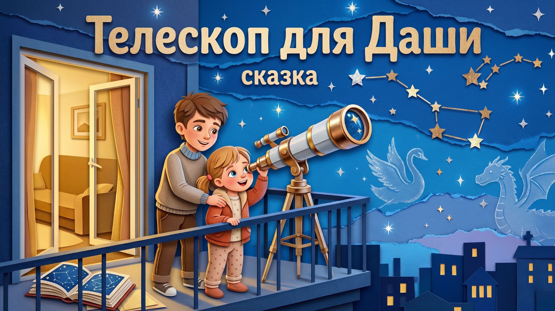 🔭 Телескоп для Даши | Аудиосказка 🎧