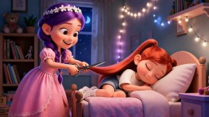 Руми тайно подстригает волосы своей соседки по комнате Миры？ ｜ Истребительница демонов KPOP