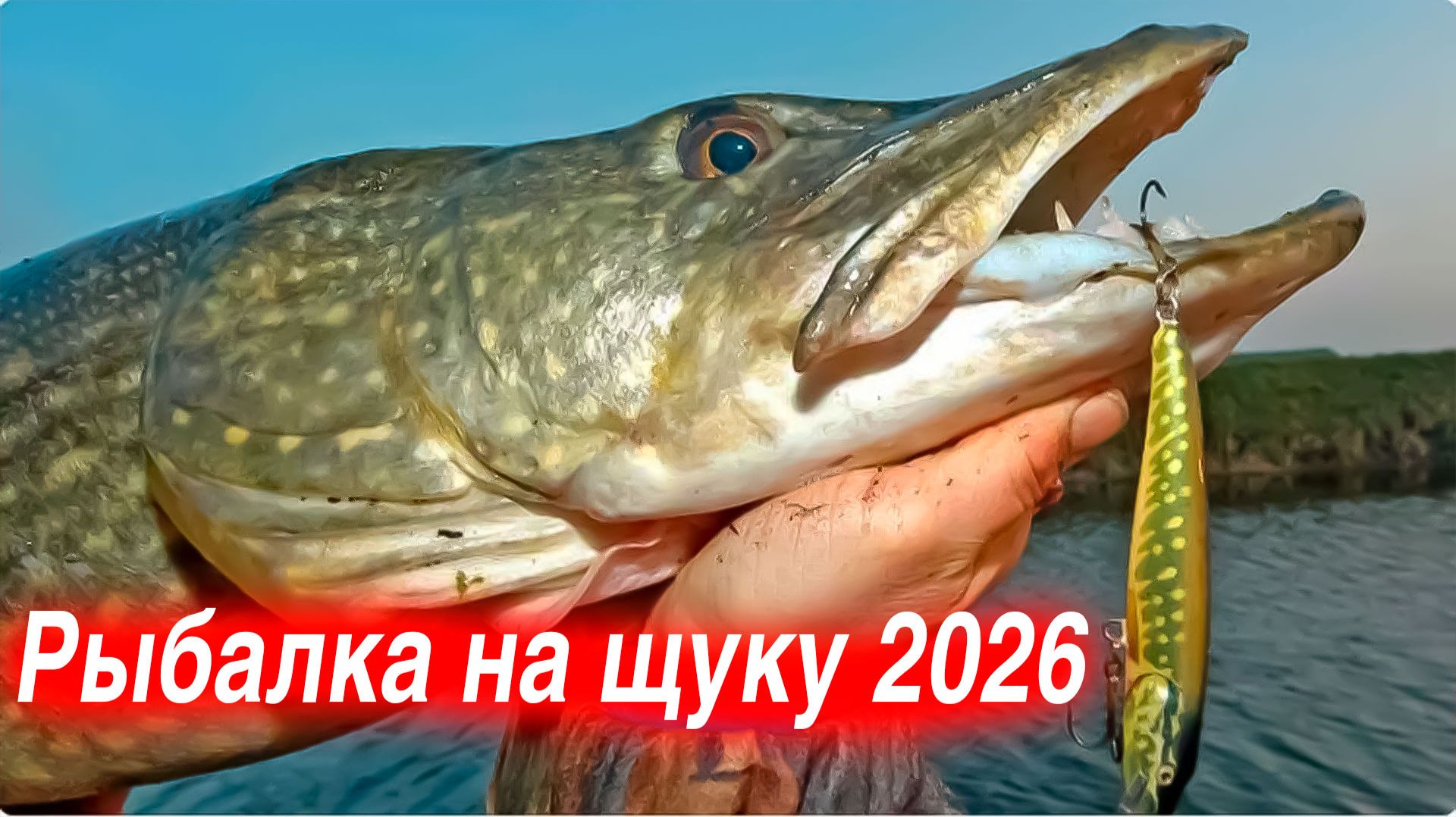 Рыбалка на щуку 2026 воблер спининг удочка наживка  жор щуки