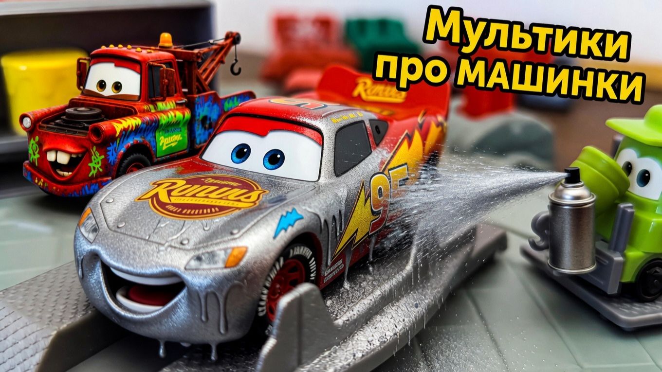 Мультики про МАШИНКИ ТАЧКИ - СБОРНИК все серии подряд - Молния Маквин, Мэтр, Джексон Шторм и машинки