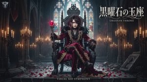 Аристократический Gothic Visual Kei. на японском песня (黒曜石の玉座)