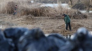 Волонтеры очищают берега озер от мелкого мусора, пластика и стекла на Дальнем Востоке