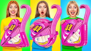 Геометрический Челлендж с Едой # Смешные Ситуации с Едой с Candy DO