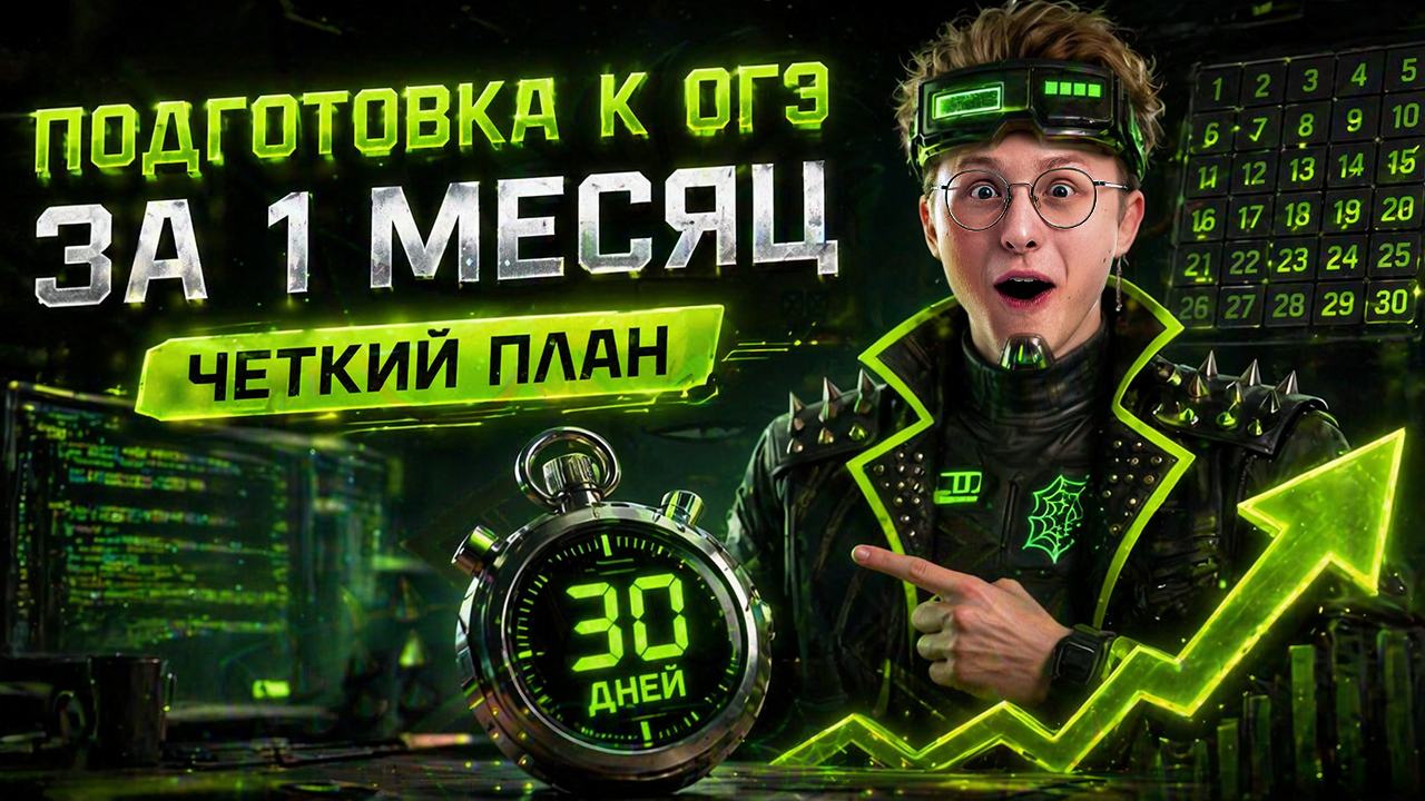 Как подготовиться к ОГЭ за месяц? | Информатика ОГЭ | Умскул