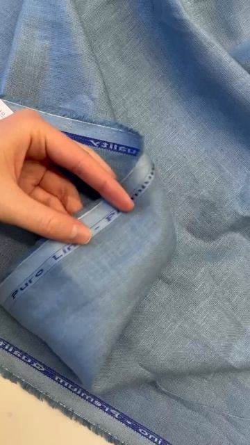 Голубой лен Tessuti Pandolfi