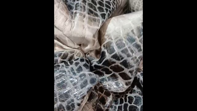 Хлопковый жаккард рептилия ИТАЛИЯ