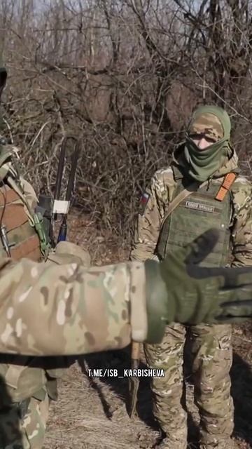 Момент расслабления при разминировании. Батальон им.Карбышева.