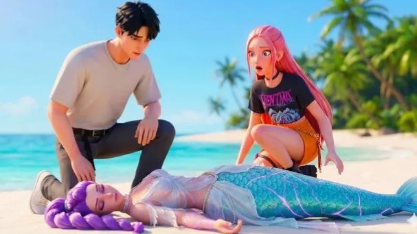 Секрет на миллион долларов! 💸 Джину и Мира помогают русалочке Руми ｜ KPOP «Охотники на демонов»