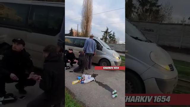 В Харькове во время бусификации мужчине сломали руку.